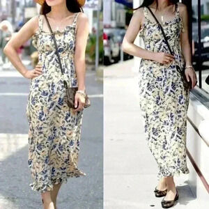 Anthropologie Moulinette Soeurs Silk Maxi Dress